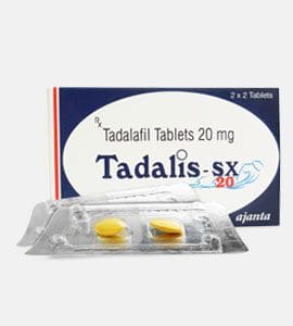 Get or Buy Tadalis SX (Tadalafil) 20mg Online without any Prescription