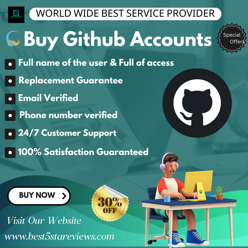 Buy Github Accounts-PVA Verifieation Account(Old & New)....