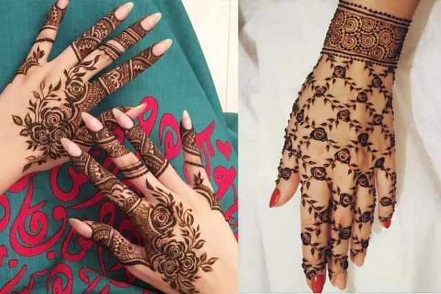 Easy & Simple Rose Flower Mehndi Designs for Hands - Women Fashion Blog