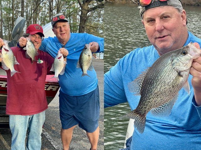 Lake Hartwell Crappie Fishing Report March 27th 2024 - Lake Hartwell Fishing Guides