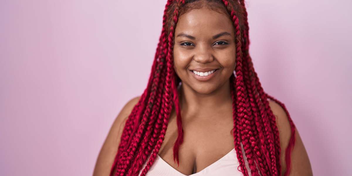 Turn Up the Heat with Protective Red Ombre Box Braids