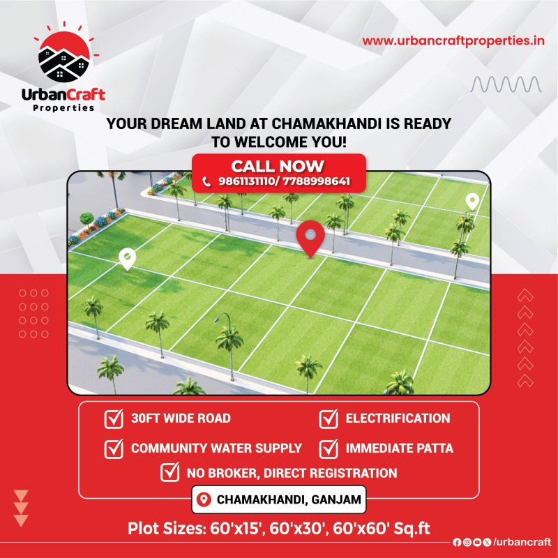 Land/Plot For Sale in Berhampur - UrbanCraft