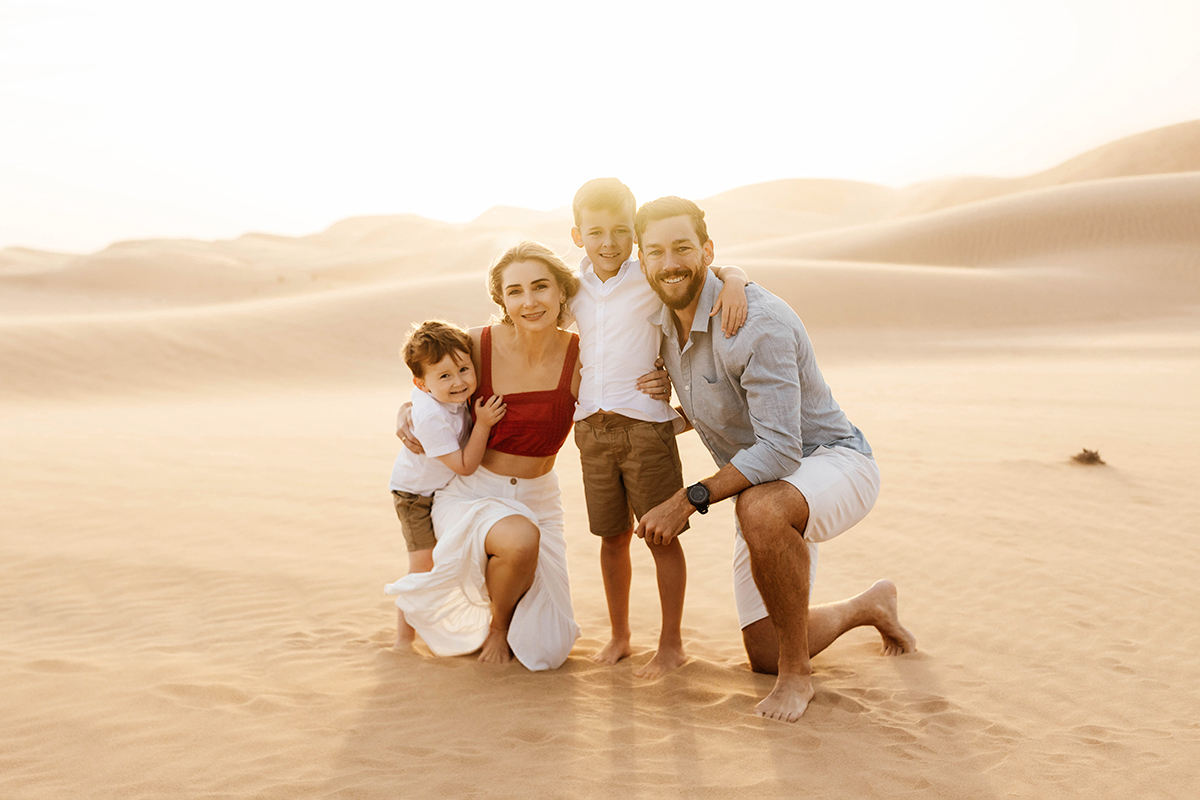 Capturing Desert Magic: Tips for Stunning Family Photoshoots in Abu Dhabi - jessicakennedyphoto.com