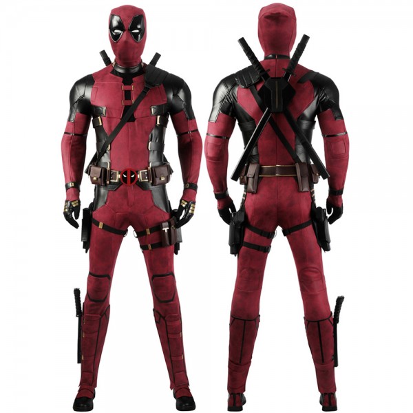 Deadpool 3 Wade Wilson Cosplay Costume Leather Suits - Champion Cosplay