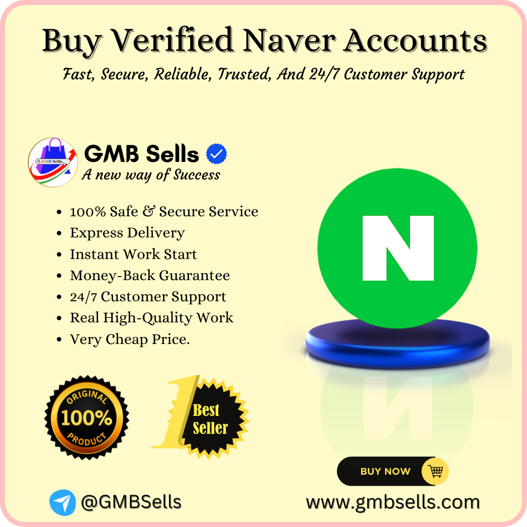 Buy Verified Naver Accounts - GMBSells