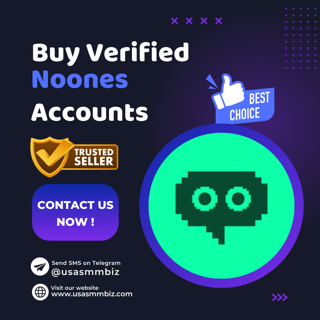 Buy Verified Noones Accounts - USASMMBIZ