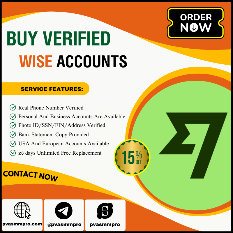 Buy Verified Wise Accounts - 100% USA, UK Real Citizen Docs