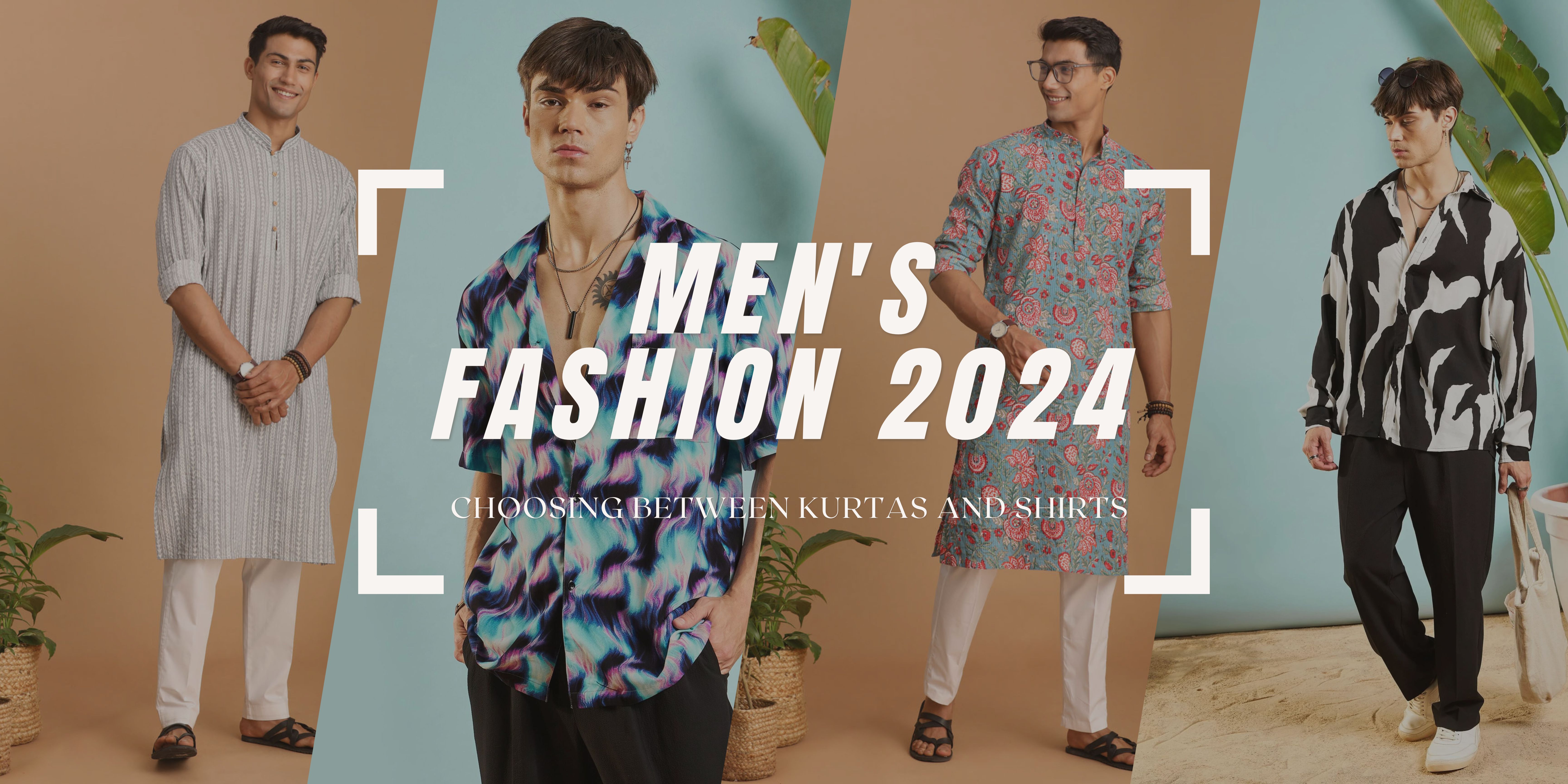 Men's Fashion 2024: Choosing Between Kurtas and Shirts