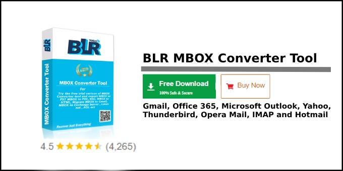 Experts Review of BLR MBOX Converter/Exporter Tool/Software | by Deepti Tripathi | Sep, 2024 | Medium