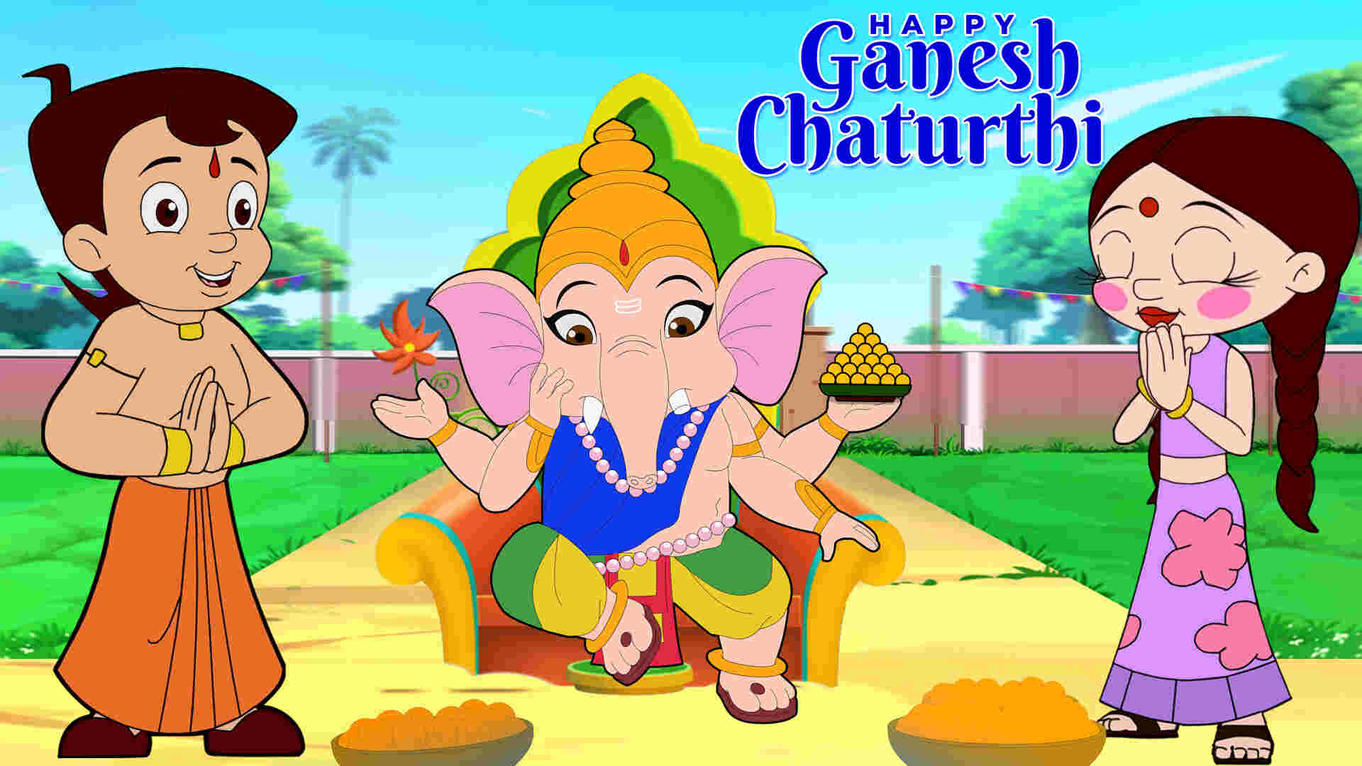 Download Chhota Bheem Ganesh Chaturthi Wishes | Happy Festival Greetings