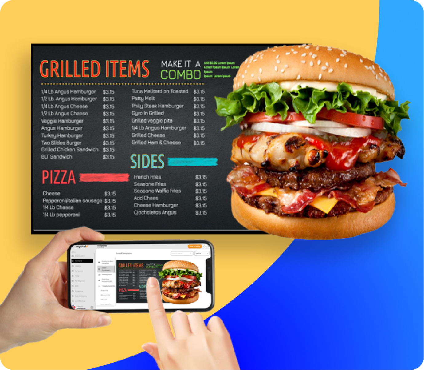 Restaurant Digital Menu Board | Menu Boards For Restaurants