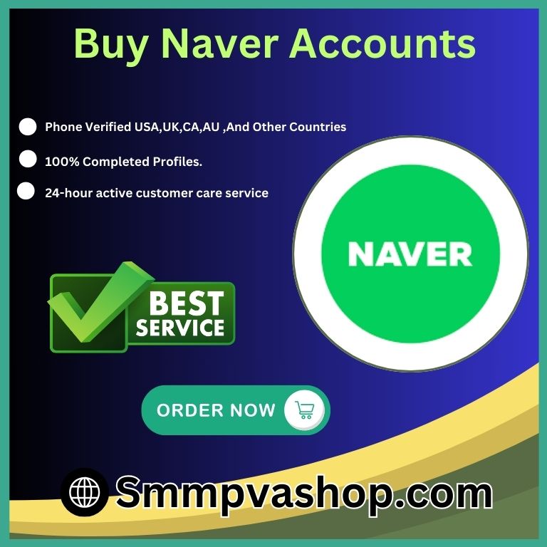 Buy Naver Accounts - Korean Number & Passport Verified