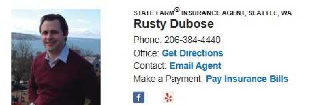 State Farm Insurance Services in Seattle Rusty Dubose Cover Image