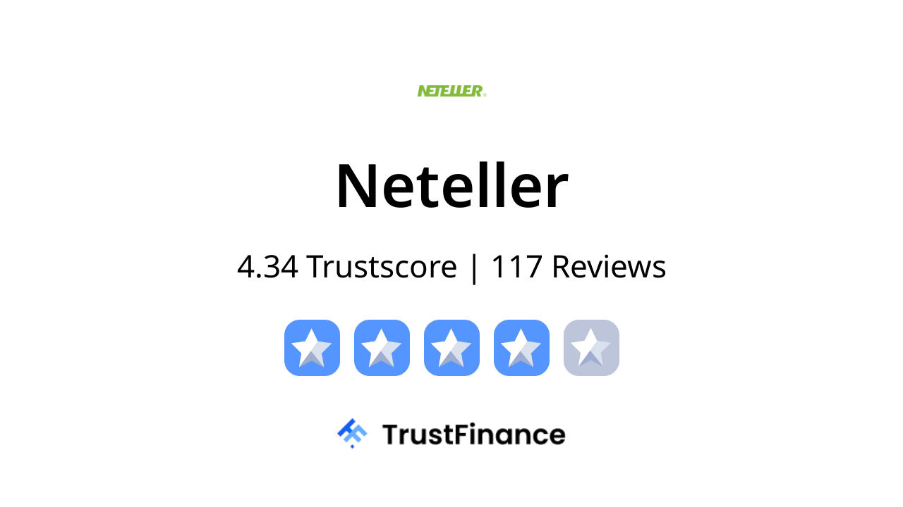 Neteller Reviews - 4.34 TrustScore | TrustFinance