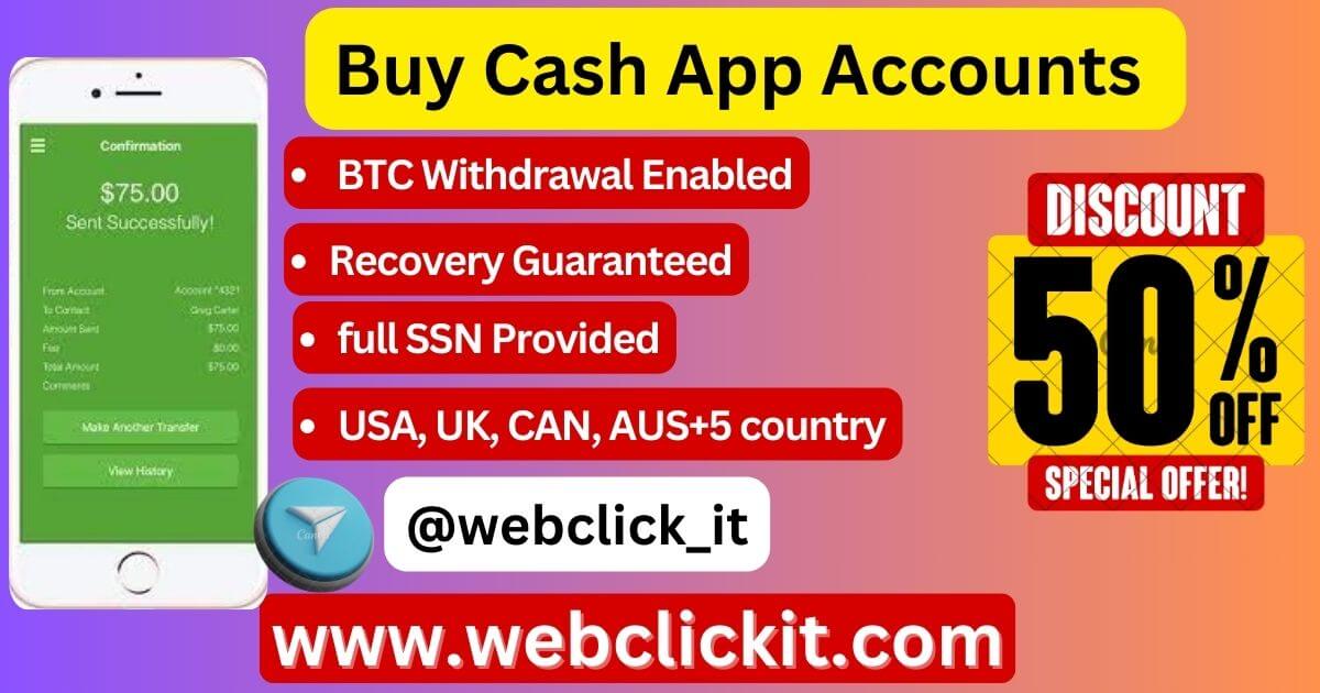 Buy Verified Cash App Account | Buy BTC Enable Old Cashapp