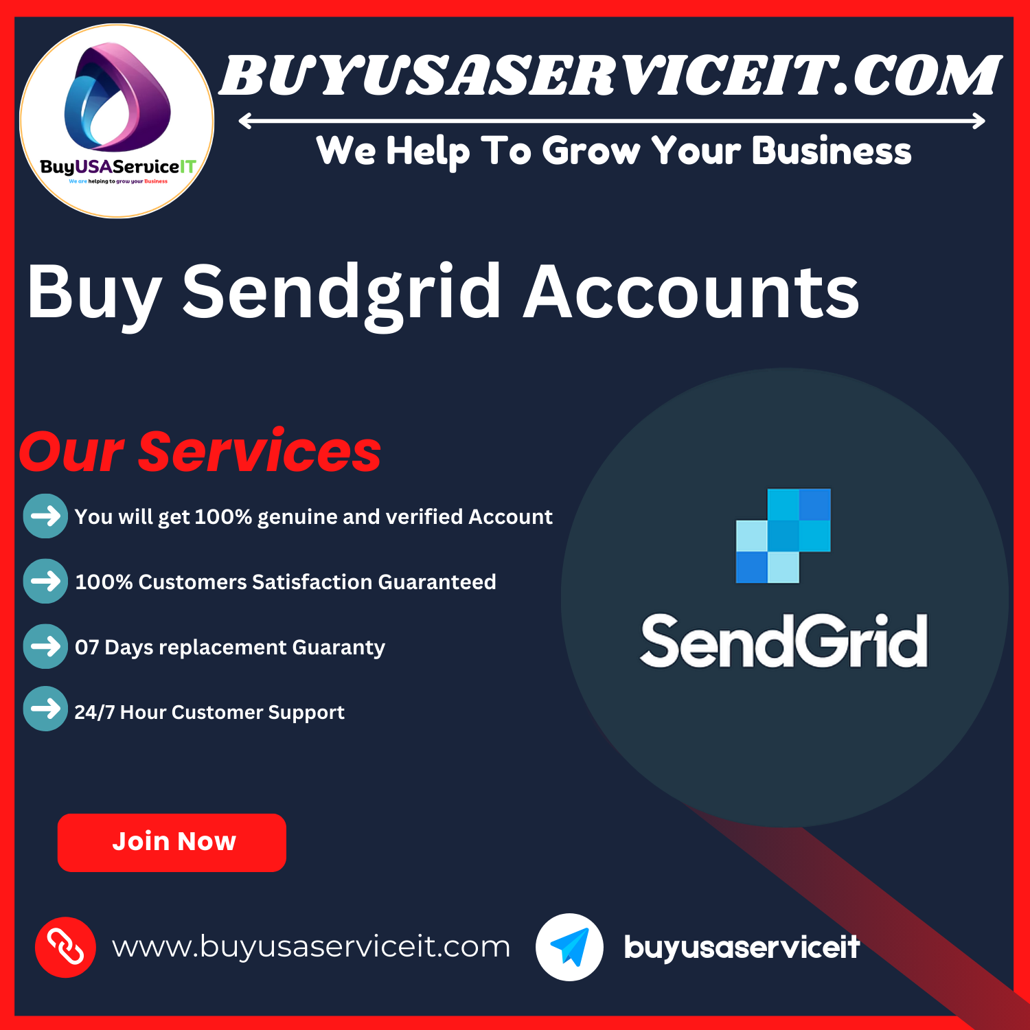 Buy Sendgrid Accounts | Pricing And Plan Fully Verified Accounts