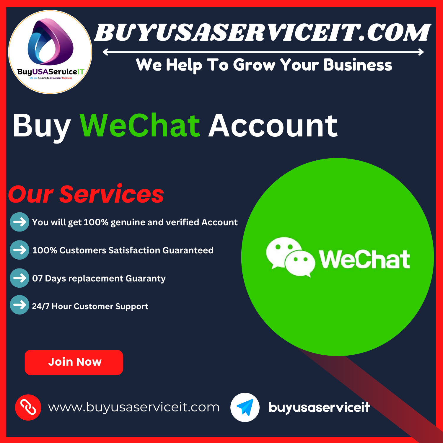 Buy WeChat Account | Fully Verified, 100% Safe Good Quality