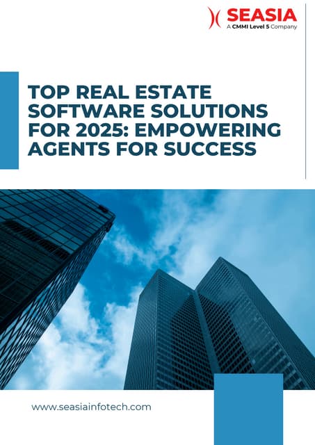 Top Real Estate Software Solutions for 2025: Empowering Agents for Success | PDF