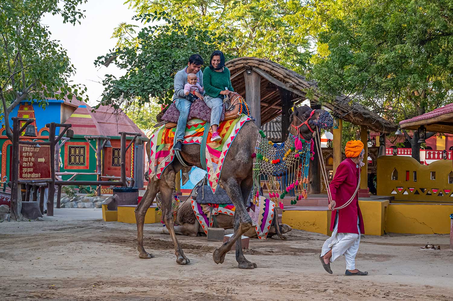 Camel Ride in Jaipur | Chokhi Dhani Village Fair Restaurant