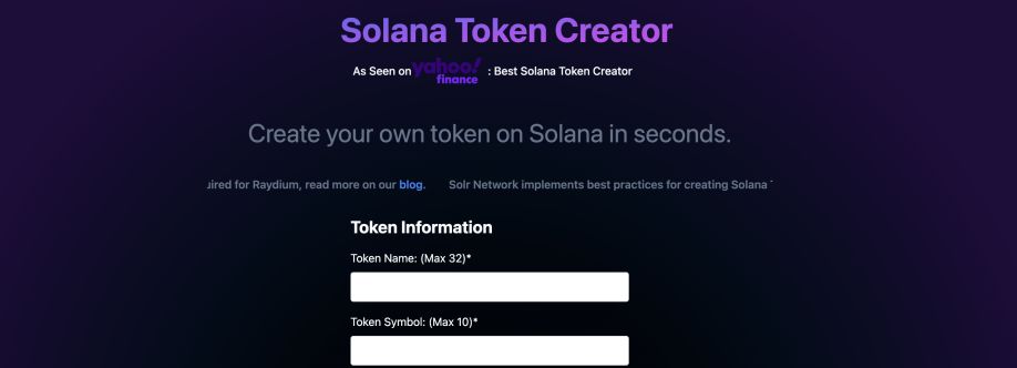 Solana Token Creator By Solr Network Cover Image