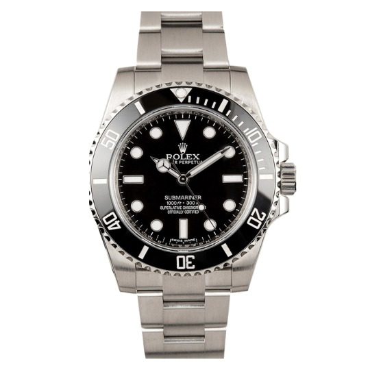 Replica Rolex Submariner Silver/Black No Date - TOP+ Quality