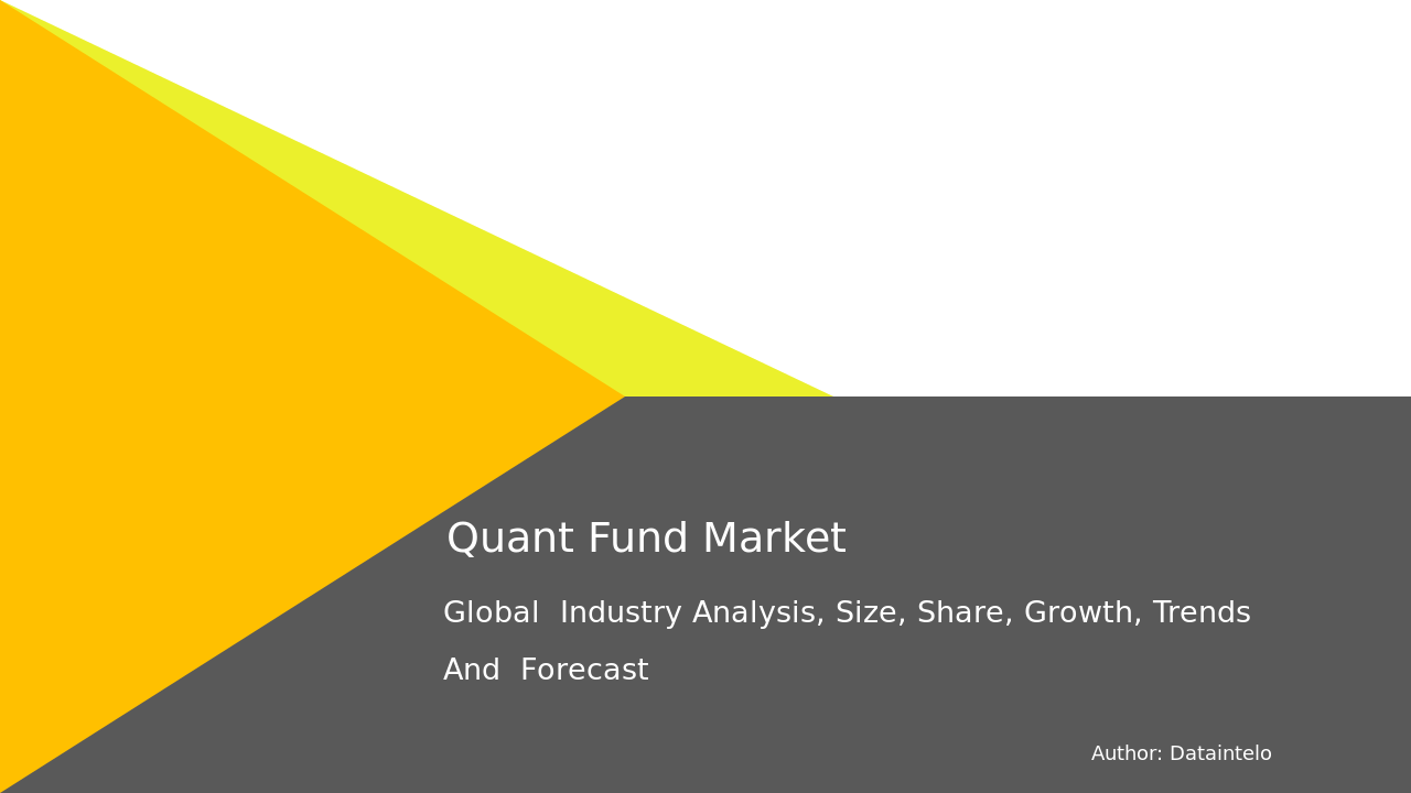 Enquiry Before Buying of Quant Fund Market Research Report 2032