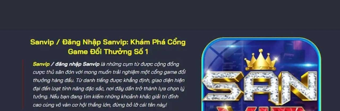 Đăng Nhập Sanvip Cover Image