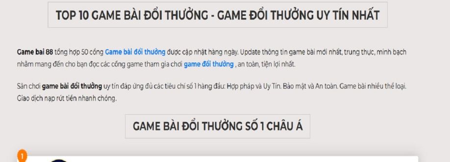 Game Đổi Thưởng Cover Image